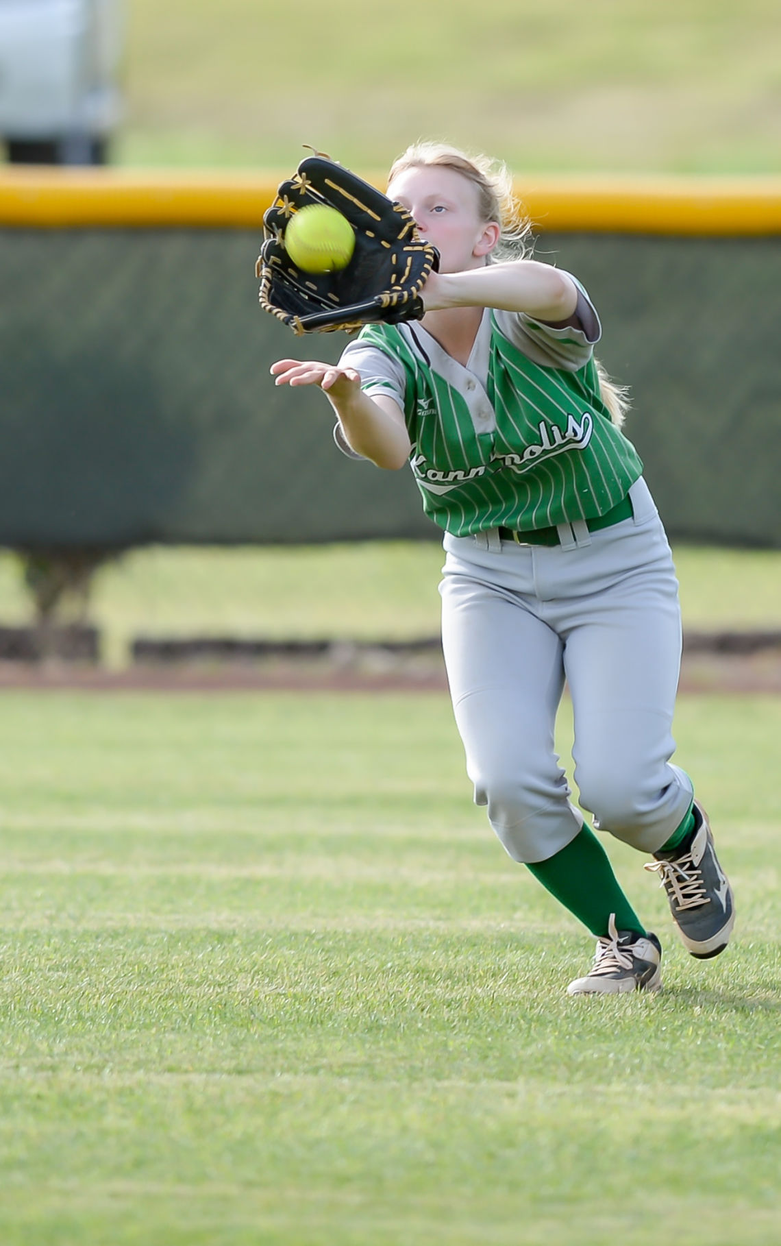 Friday night softball action